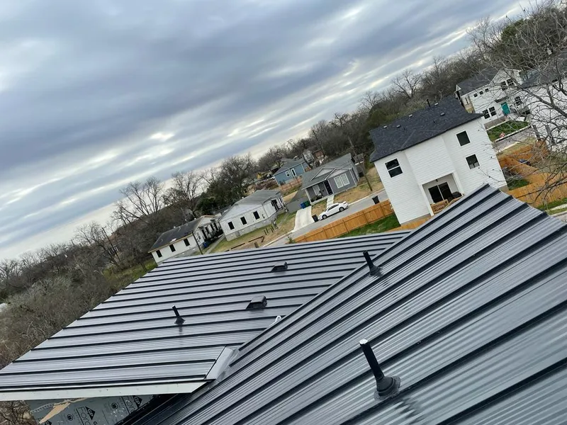 Standing seam metal roof panels with vents for Skylight Repair in Chino Valley